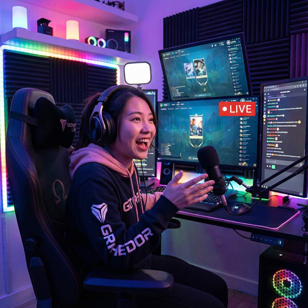 桃色视频素材-游戏直播视频